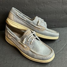 Sperry Womens Songfish Boat Shoes Top Sider STS90930 Size 9M Blue/Gray. NEW
