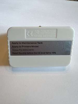 Use For Epson Maintenance Tank Chip Resetter, Stylus Pro 4900, 4910