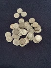Roll Of 50 Roosevelt Dimes 90% Silver Circulated