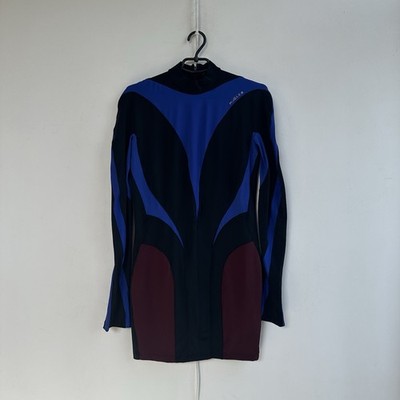 Mugler H&M Spiral Paneled Dress L