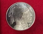 1 oz Silver Round - Native American/Buffalo -