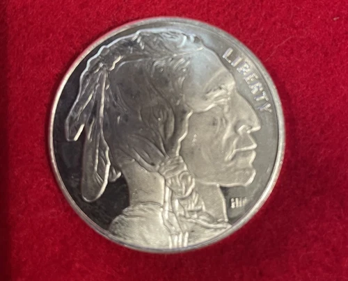 1 oz Silver Round - Native American/Buffalo -
