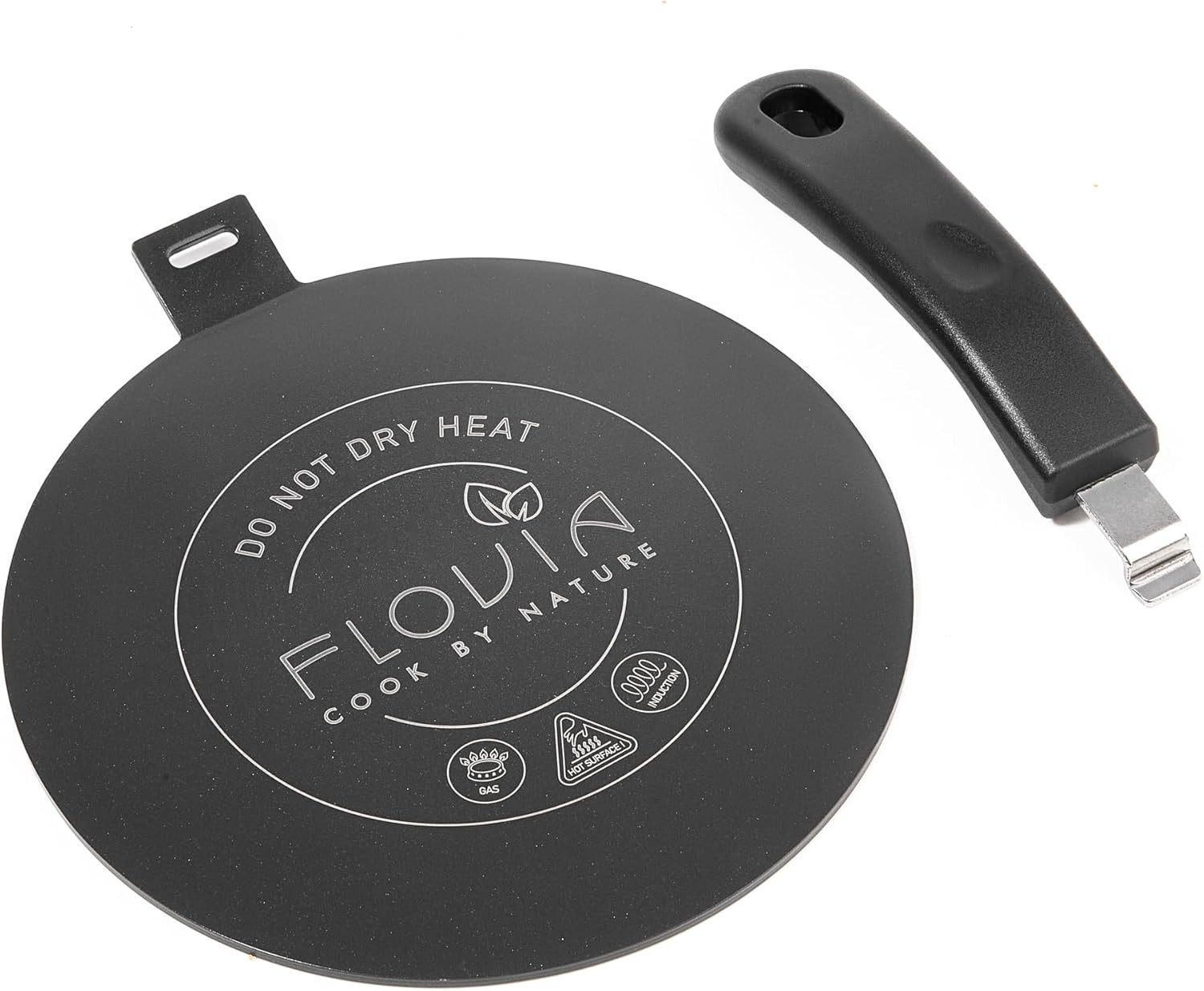 Piastra Adattatore Induzione Ø20Cm Con Manico Rimovibile, Diffusore Di Calore pe