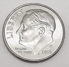 2016 P Roosevelt Dime AVE CIRCULATED **FREE SHIPPING**
