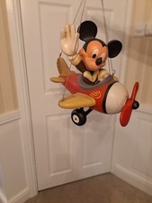 Vintage Mickey Mouse  in Aeroplane