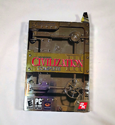Sid Meiers Civilization III Complete (PC 2004) Boxed 3 CD s