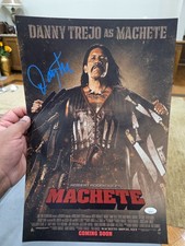 Danny Trejo Authentic Signed 12x18 "machette" Photo Autographed, Actor, JSA COA