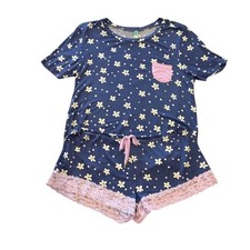 Honeydew Intimates Size Small Something Sweet Pajama Short Set in Navy Floral