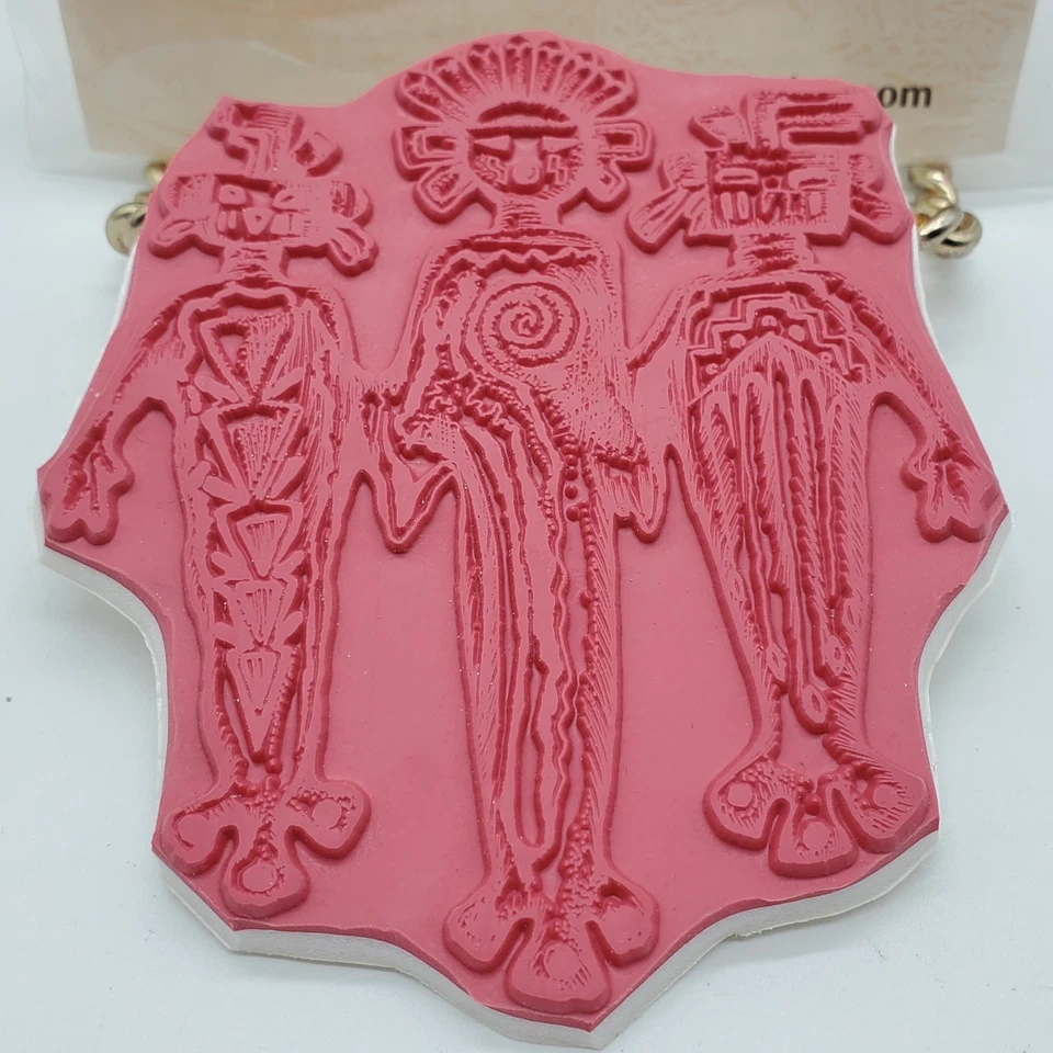 Comotion древние духи родной символ юго-запад не смонтированный резиновый штамп 4 x 4» новый - Изображение 2 из 4