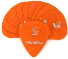 D'Addario Duragrip Guitar Picks - .60mm (10-pack) (5-pack) Bundle