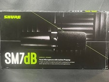 Shure SM7dB Dynamic Cardioid Vocal Microphone Brand New Never Used