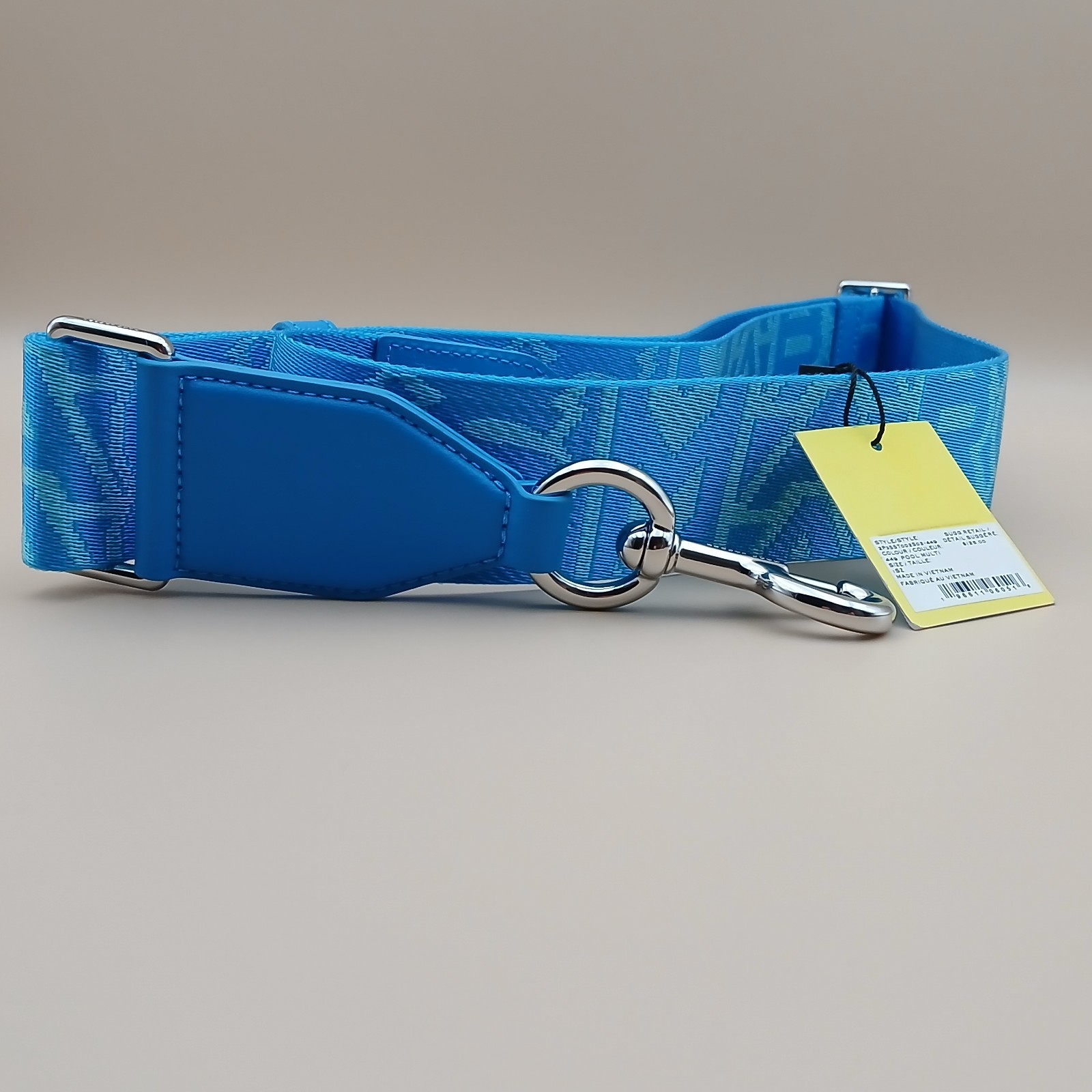 Marc Jacobs Monogram Webbing Strap Blue Multi Adjustable Crossbody — image 4
