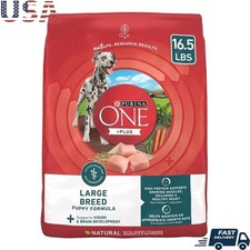16.5lb High Protein Large Breed Puppy Dry Food Chicken DHA Glucosamine Kibble US 2.75 per pound