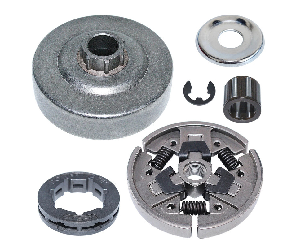 Tambour d'embrayage 3/8 7T en acier usiné pour tronçonneuse Stihl 039