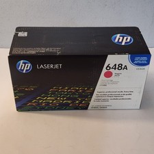 HP 648A CE263A Magenta Toner Cartridge Genuine New Sealed Bag Open Box