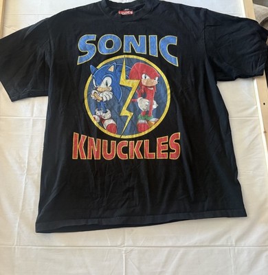 Vintage Sonic x Knuckles Graphic Tee - Black, 3XL