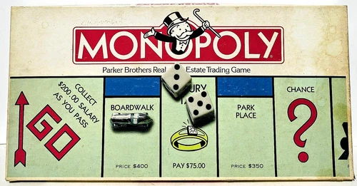 Monopoly - Parker Brothers - Board Game - Complete - Vintage 1985