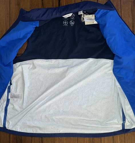 Tommy Bahama IslandZone Laguna Coast Softshell Vest Full Zip Pockets Blue XL image 6