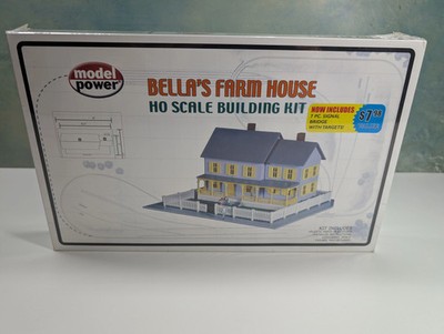 Model Power 490 HO Scale Bella's Farm House (Sealed) KIT READ