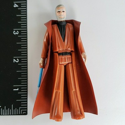 Vintage 1977 Kenner Star Wars OBI WAN KENOBI Complete GREY HAIR 1977 Hong Kong