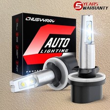 2x 880 Fog Lights For 2004 2005 GMC Yukon Denali / Sierra 1500 White LED Bulbs