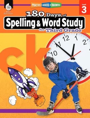 Pesez Rhoades - 180 Days of Spelling and Word Study for Third Grade    - X555z