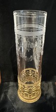 Antique French Ormolu Gilt Bronze Baccarat Crystal Vase