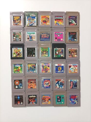 Gamboy Spiele Classic, Color, Mario, Wario, Tetris, GB, GBC Gam Boy Nintendo - Afbeelding 1 van 105