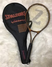 SPALDING ULTIMA 110 4 1/2" TENNIS RACQUET WITH COVER - VERY GOOD CONDITION