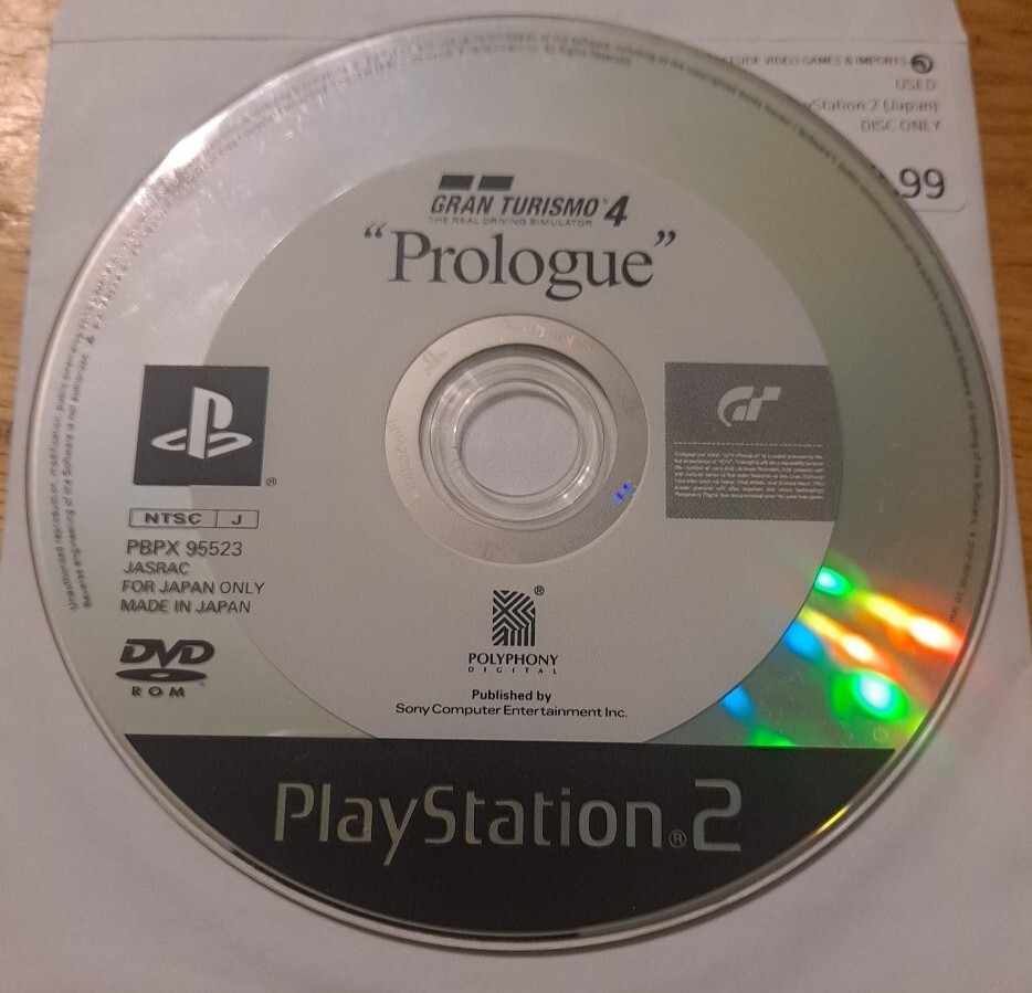 Gran Turismo 4 Prologue Racing PS2 Japan import PBPX 95523 US