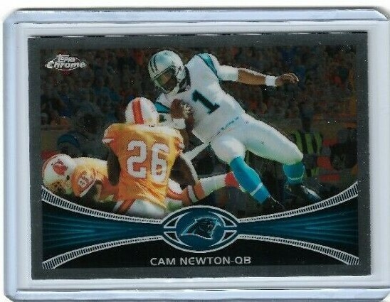 2012 Topps Chrome Cam Newton Base Card # 20