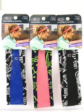 SCUNCI EVERYDAY  ACTIVE SPORTY TAPERED MESH HEAD BAND - 1 PC. 20474 