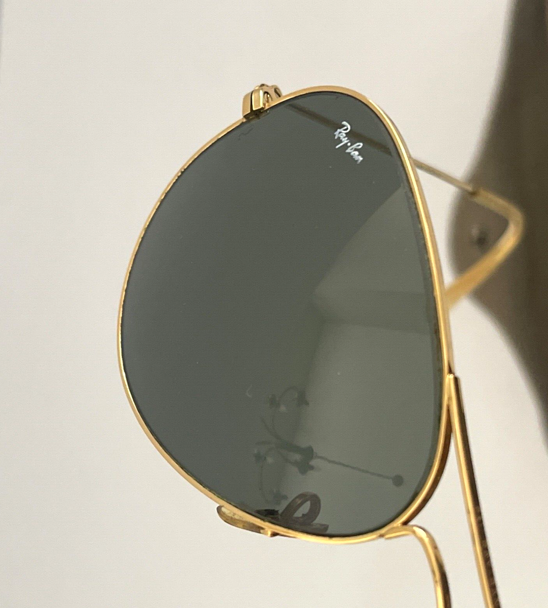 【レア】B&L Ray-Ban 62◻︎14 USA アビエーター ティアドロップ Vintage B&L USA Ray Ban Aviator Sunglasses 62/14 Etched B&L