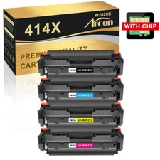 WITH CHIP 4x W2020A Color Toner Compatible With HP 414A MFP M479dw M454dw M454dn