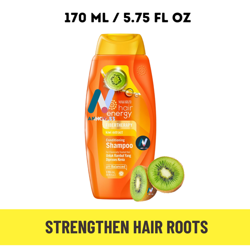 MAKARIZO KIWI 2in1 Shampoo/Conditioner Growth Thick Strengthen Hair Roots 170ml - Picture 10 of 22