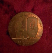 AUSTRALIAN NUMISMATIC SOCIETY: COMMEMORATING CONVERSION TO DECIMAL CURRENCY 1966