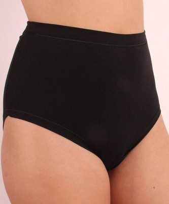 Jadea Pack da 3 Culotte 05 In Cotone Elasticizzato Vita Alta Nero