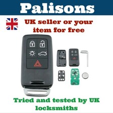 for VOLVO S60 S80 V40 V70 XC60 XC70 Remote Key Fob  433mhz Chip 46 5 Buttons