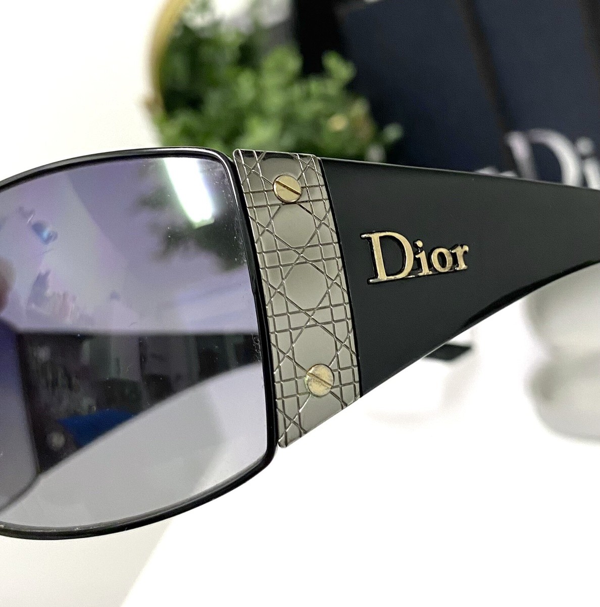 Vintage Y2K Authentic Christian DIOR Mixt 2/S Shield Visor