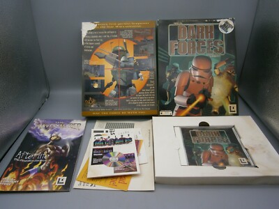 Star Wars Dark Forces Enhanced Mac Big Box Game   *was moldy at some point*
