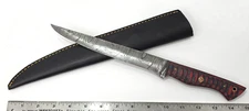 Damascus Fish Fillet Knife 13" with Sheath