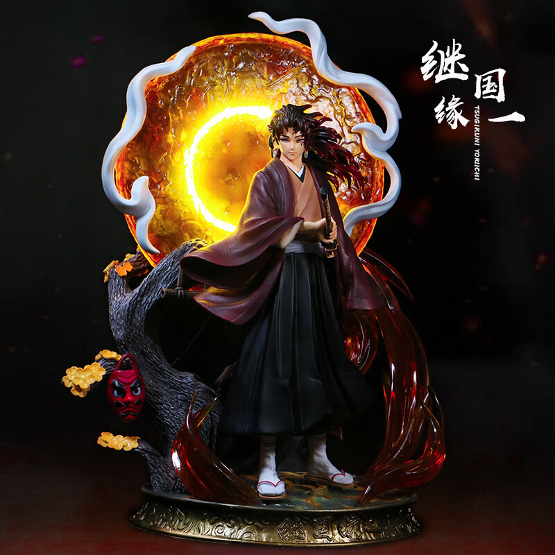 Tsugikuni Yoriichi 40cm LED Light Figure Demon Slayer Statue
