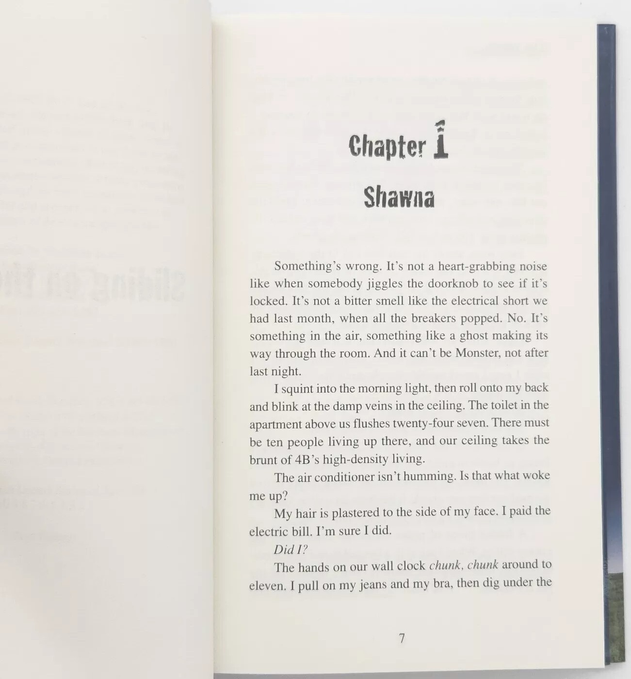 Sliding on the Edge By C. Lee McKenzie FIRST EDITION 2009 Hardcover Book thumbnail 10