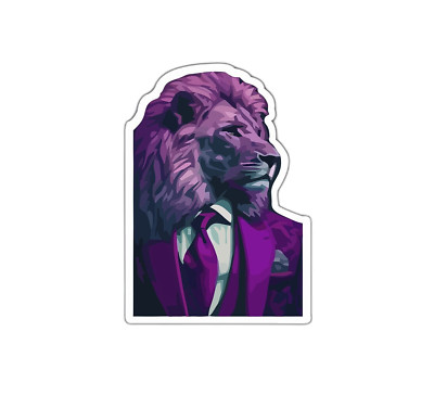 Lion Suit Sticker Decal