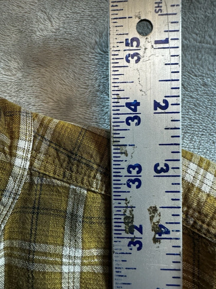 Cabela's Roughneck Plaid  Shirt  Size 4XL - Image 3 of 4