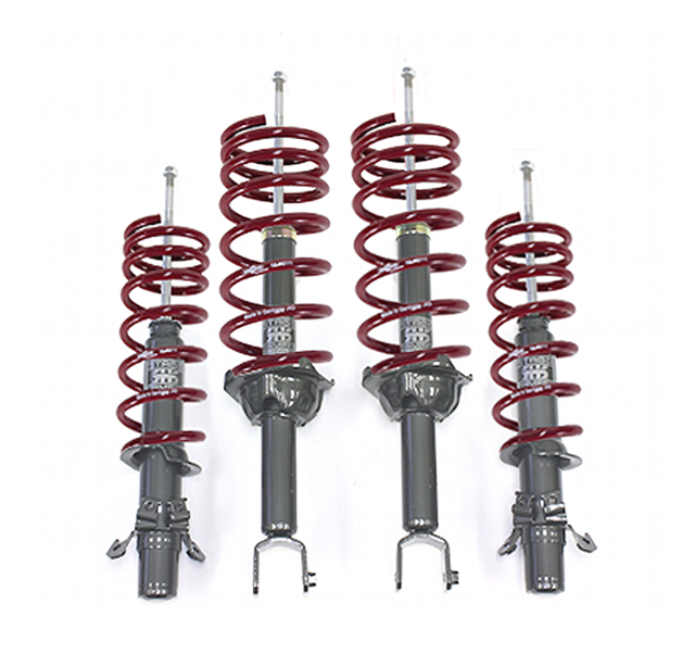 STAGG 4 STRUTS SHOCKS & LOWERING SPRINGS HONDA ACCORD 1990 91 92 93 94