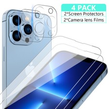 For iPhone 13 Pro Max/13 Pro/13 Mini Tempered Glass Screen /Camera Protector Lot