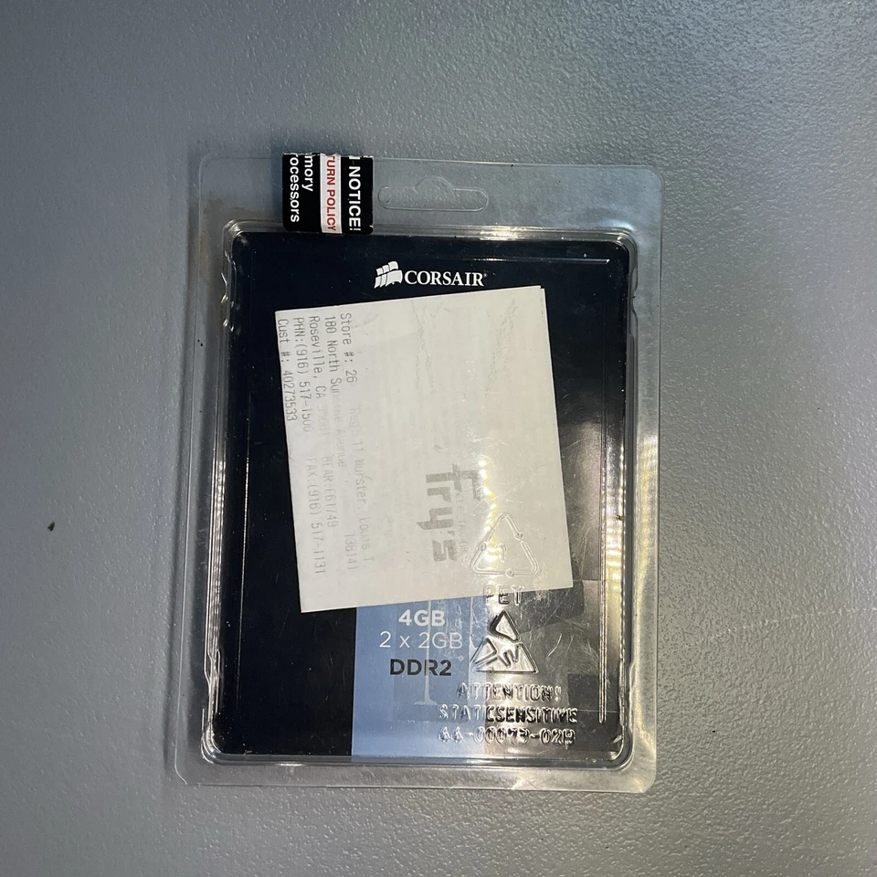 Corsair XMS2 4GB(2X2GB) DDR2 RAM Memory TWIN2X4096-6400C5 PC2-4200UCD5 - Image 4 of 4