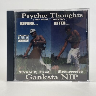 GANKSTA NIP N-I-P Psychic Thoughts CD PA (Rap-A-Lot 1993 US Pressing P2 53860