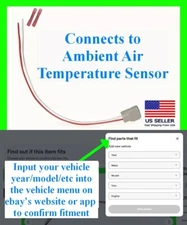 fits Mazda Ambient Air Temperature Sensor Harness Connector Pigtail Plug Wiring